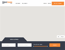 Tablet Screenshot of gravetrader.net